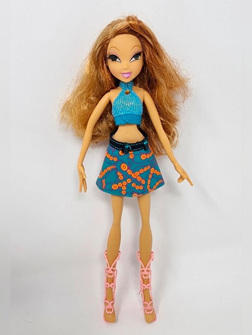 Mattel Winx Club Singsational Flora Doll With Shoes Pixie Fairy Beautiful
